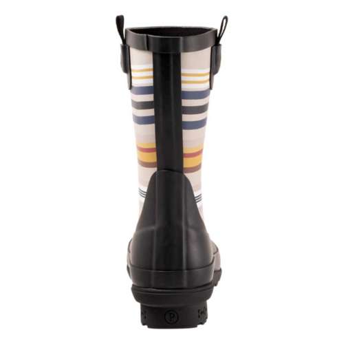 Women's Pendleton Bridger Stripe Mid Rain Boots