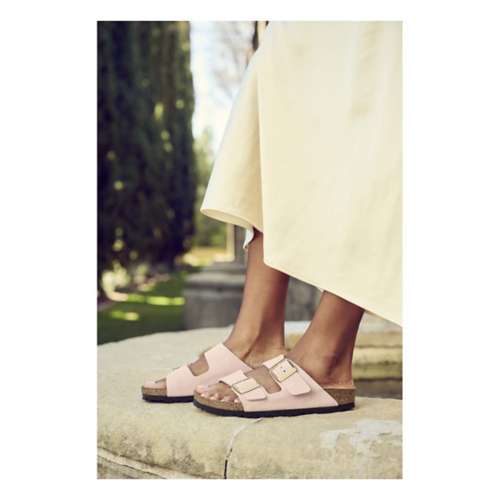 Women's Birkenstock Arizona Sandals, 37, Light Rose Suede