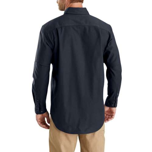 Men's Carhartt Rugged Flex Rigby Long Sleeve Button Up Shirt