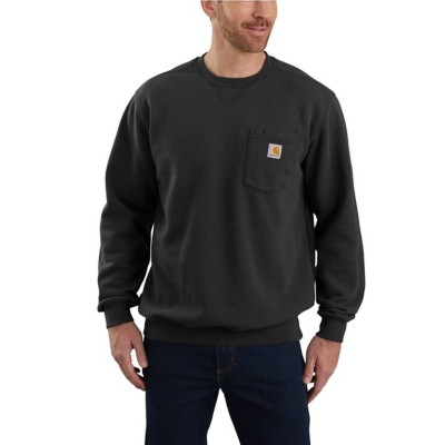 carhartt men's crew neck pocket sweatshirt