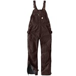 Women's Carhartt Relaxed Fit Washed Duck Insulated Overalls - Thumbnail 2 of 3