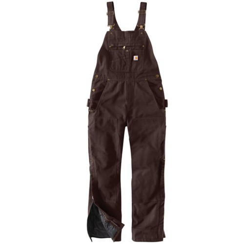 Women's Carhartt Relaxed Fit Washed Duck Insulated Overalls - Primary Image