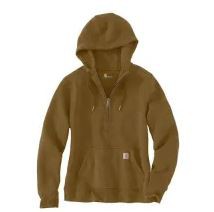 carhartt women's clarksburg half zip hoodie