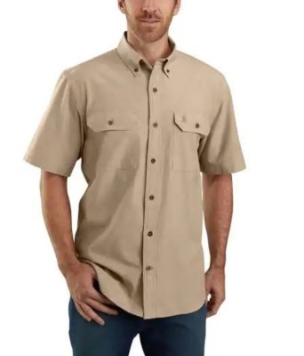 Men's Carhartt Loose Fit Midweight Chamray Button Up Tommy shirt