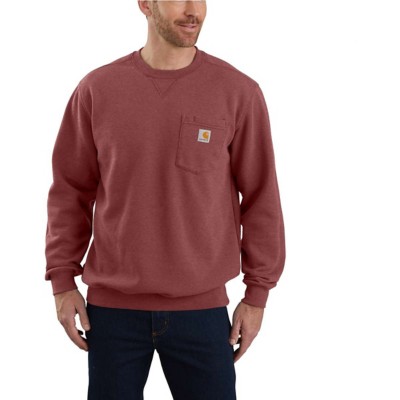 red carhartt sweatshirt