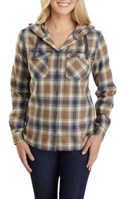 women's carhartt flannel jacket