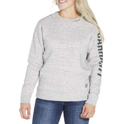 St Louis Blues Womens Grey Cozy Crew Sweatshirt