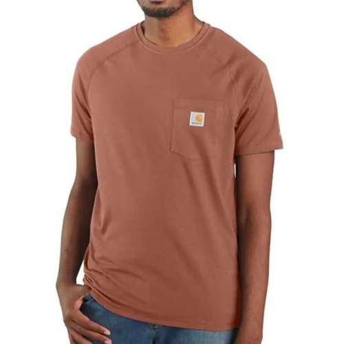 Carhartt Mens Force Cotton Delmont Short Sleeve T-Shirt Regular and Big & Tall Sizes