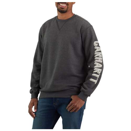 Men's Carhartt Loose Fit Midweight Crewneck Sleeve Graphic Sweatshirt
