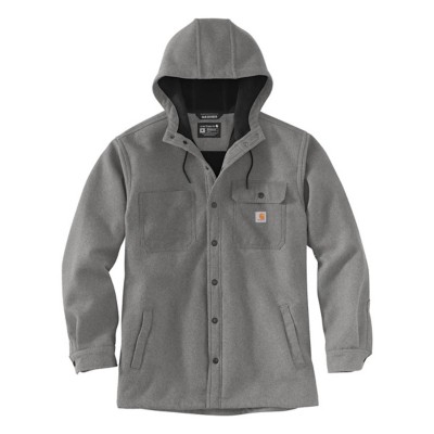 Men's Carhartt Rain Defender Relaxed Fit Heavyweight Hooded Shirt Jacket