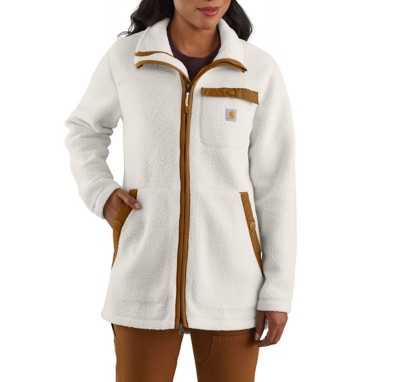 carhartt relaxed fit fleece jacket