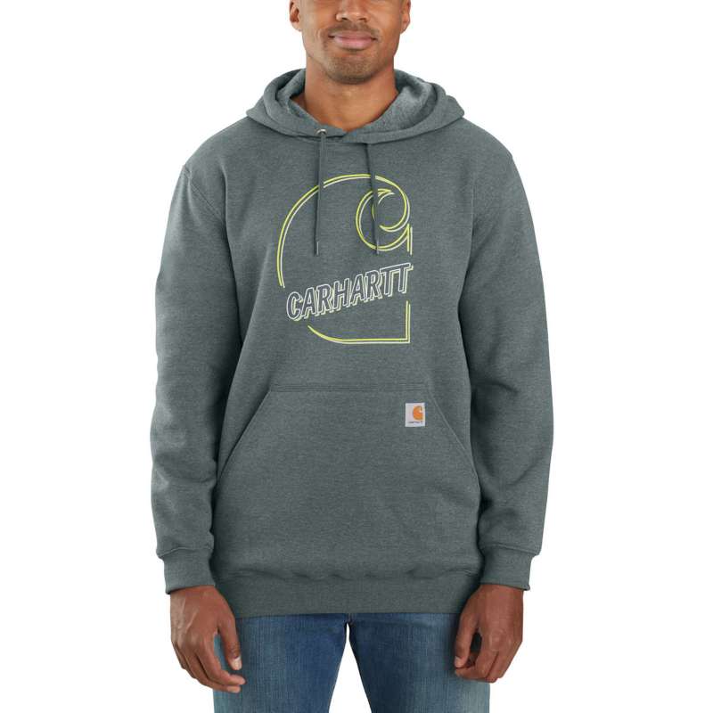Men's Carhartt Loose Fit Midweight Carhartt C Graphic Sweatshirt
