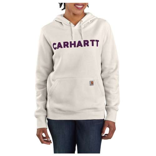 Women's Carhartt Relaxed Fit Midweight Logo Graphic Hoodie