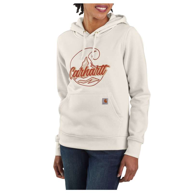 Women's Carhartt Relaxed Fit Midweight C Logo Graphic Hoodie
