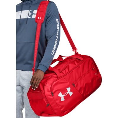 under armour red duffle bag