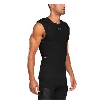 under armour football padded compression shirt