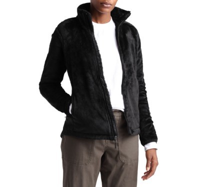 black fuzzy north face jacket cheap