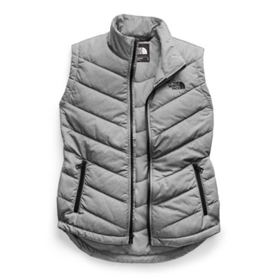 north face women's gray vest