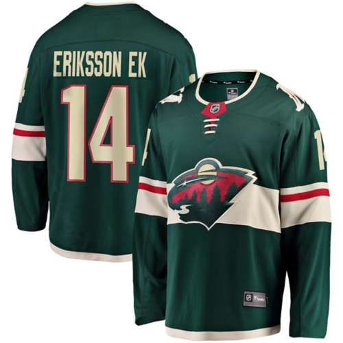 Fanatics Minnesota Wild Joel Eriksson Ek #14 Breakaway Jersey