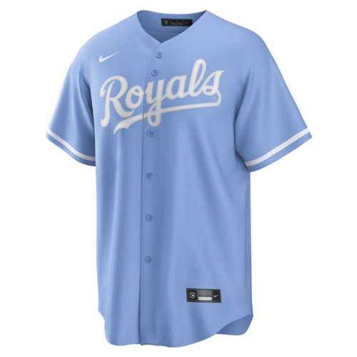 Kansas City Royals Salvador Perez Autographed Baby Blue Nike Jersey Beckett  BAS QR #W399164 - Mill Creek Sports