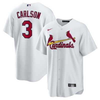 Nike Men's St. Louis Cardinals Dylan Carlson #3 Red T-Shirt