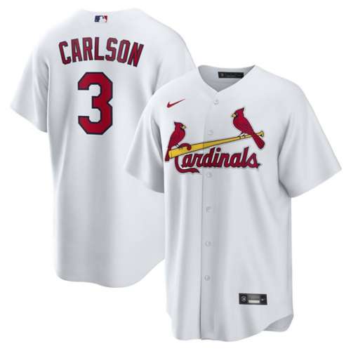 Nike St Louis Cardinals DYLAN CARLSON Sewn Baseball Jersey