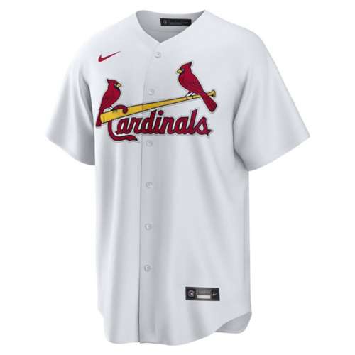 Nike St Louis Cardinals DYLAN CARLSON Sewn Baseball Jersey Throwback B –