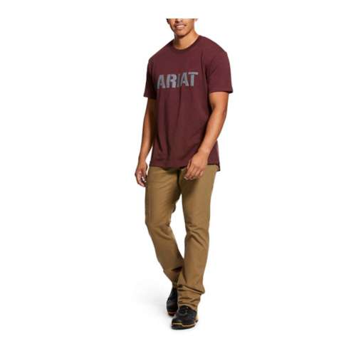 Men's Ariat Rebar Cotton Strong Block T-Shirt