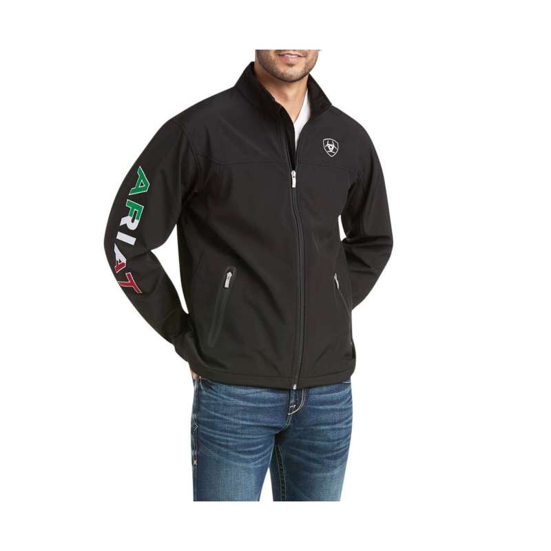 Men's Ariat New Team Softshell Mexico Jacket | SCHEELS.com