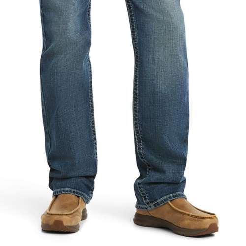 Men's Ariat M7 Rocker Coltrane Stackable Slim Fit Straight open-back jeans