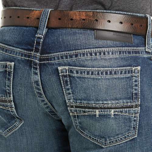 Men's Ariat M7 Rocker Coltrane Stackable Slim Fit Straight open-back jeans