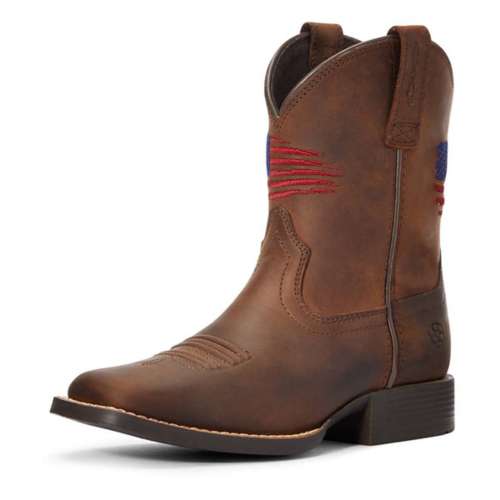 Little Boys' Ariat Patriot II Western Boots