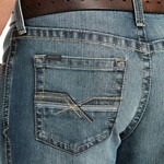 Men's Ariat M4 Stockton Stackable Relaxed Fit Straight Jeans - Thumbnail 4 of 5