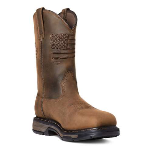 Men's Ariat WorkHog XT Patriot Carbon Toe Work Scarponcini boots