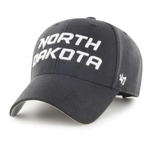 47 Brand North Dakota Fighting Hawks Wordmark MVP Adjustable Hat