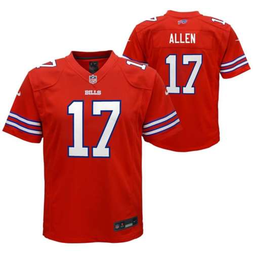 Nike Youth Buffalo Bills Josh Allen #17 White Game Jersey