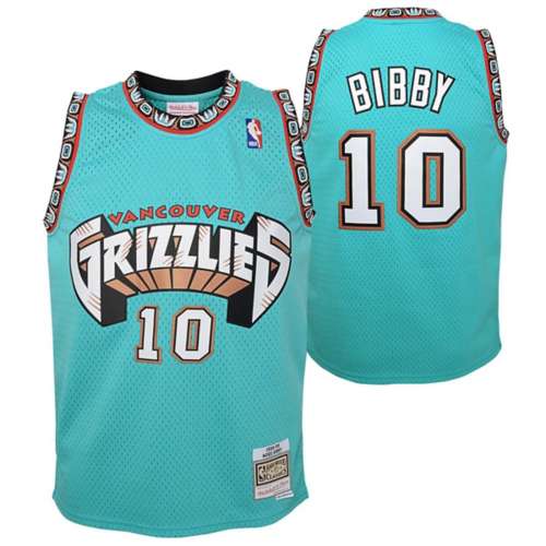 Mitchell and Ness Swingman Vancouver Grizzlies Mike Bibby Jersey