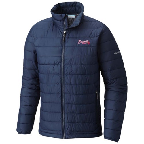 Columbia Atlanta Braves Powder Lite Decorated Jacket - Primary Image