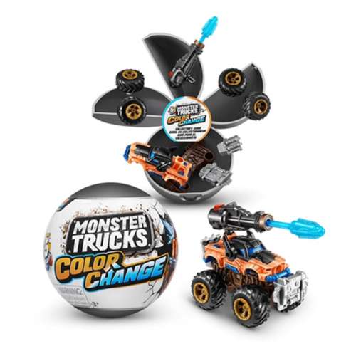 5 Surprise Monster Trucks Series 3 Color Changing
