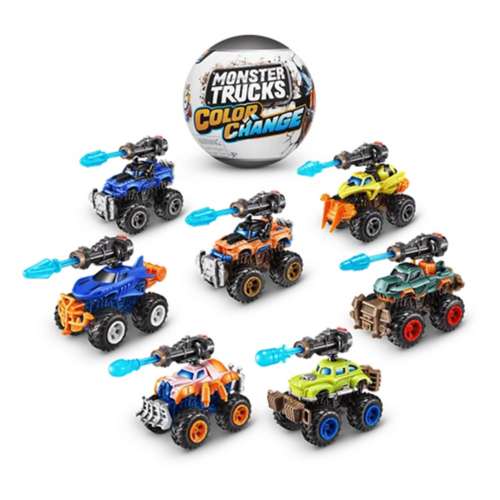 5 Surprise Monster Trucks Series 3 Color Changing