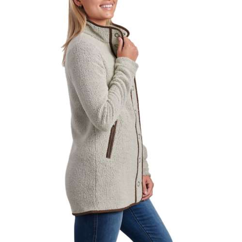 Women's Kuhl Klifton Snap Long Fleece Jacket