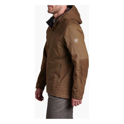 Men's Kuhl Law Fleece Lined hoodie 2-Zipning Softshell Jacket