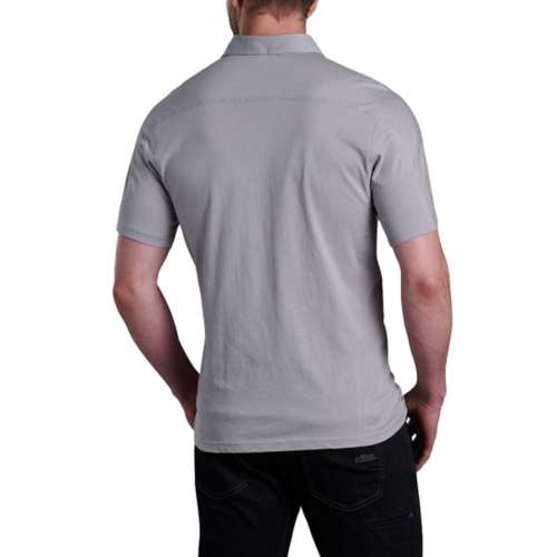 Milwaukee Brewers Polo Shirt Mens Medium Gray Short Sleeve Golf Baseball  Casual