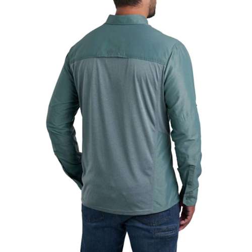 Men's Kuhl Airspeed 2 Pocket Long Sleeve Button Up round-neck shirt