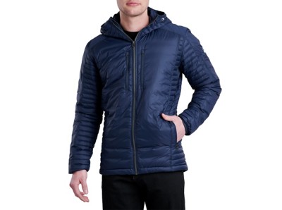 Men's Kuhl Spyfire Hooded Mid Down Puffer Jacket