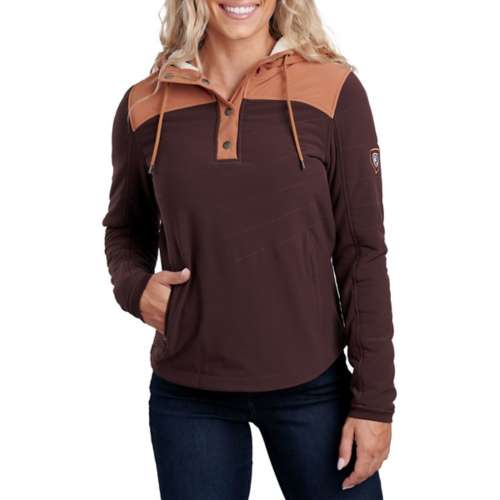 Women's Kuhl Aero Fleece 1/4 Snap Hooded Jacket