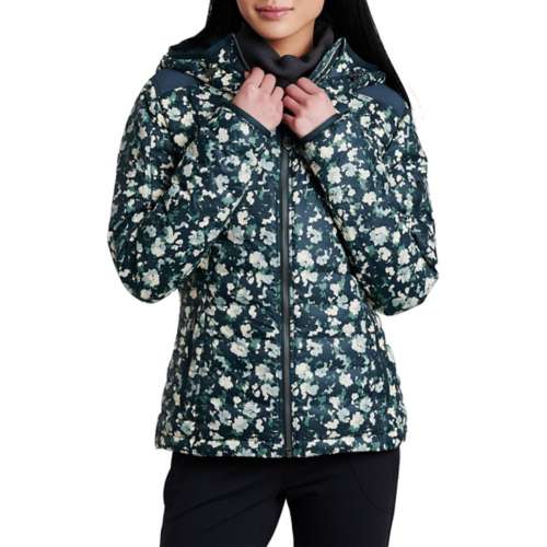 Women's Kuhl Spyfire Hooded Short Down Puffer Diagonal jacket