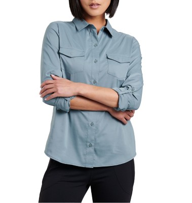 Women's Kuhl Kamp Long Sleeve Button Up Mechanical shirt