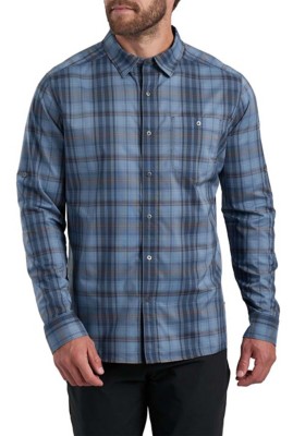 Men's Kuhl Response Lite Long Sleeve Button Up abstract-print shirt