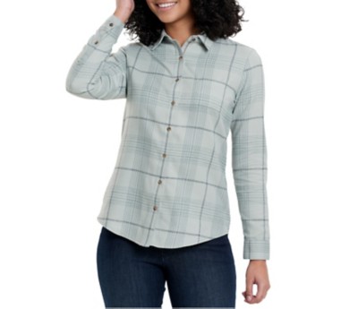 Women's Kuhl Kamila Flannel Long Sleeve Button Up Shirt